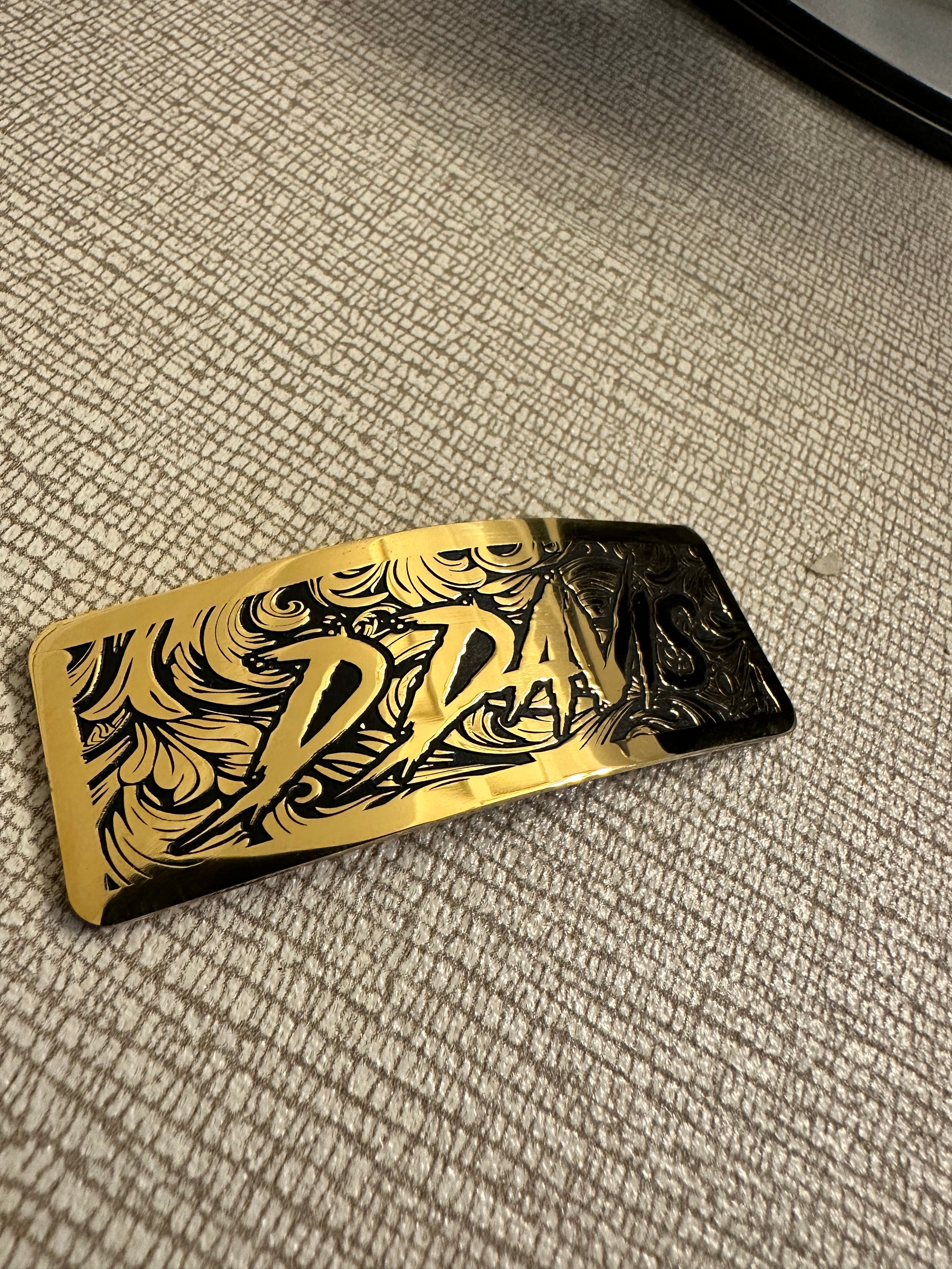 24k gold plated with cerakote backing