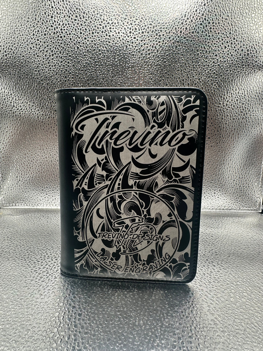 Pocket style notepad leather cover