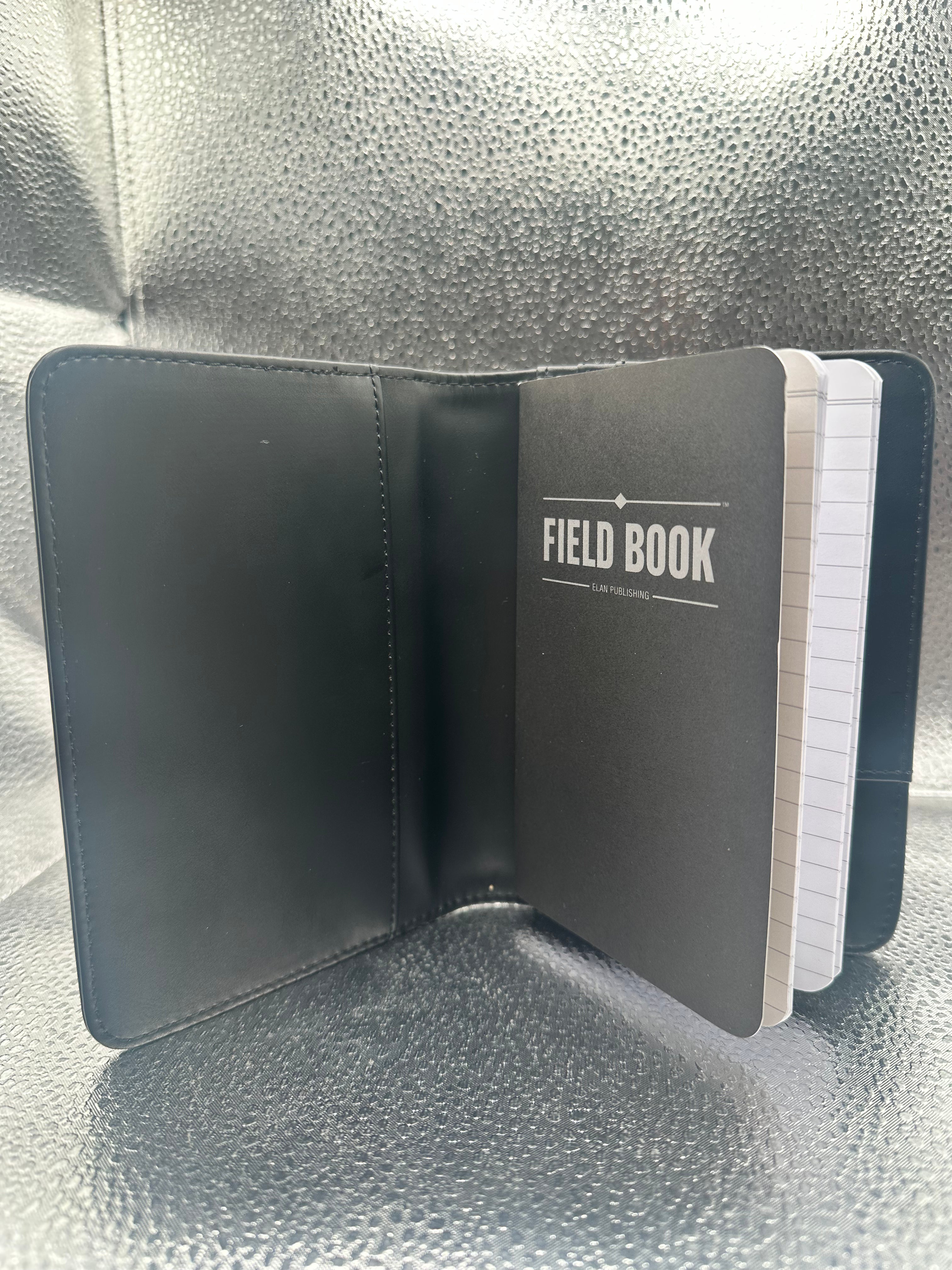 Pocket style notepad leather cover