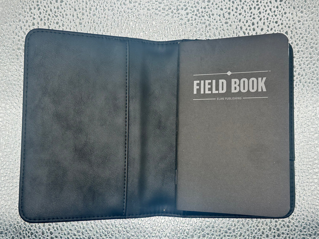 Pocket style notepad leather cover