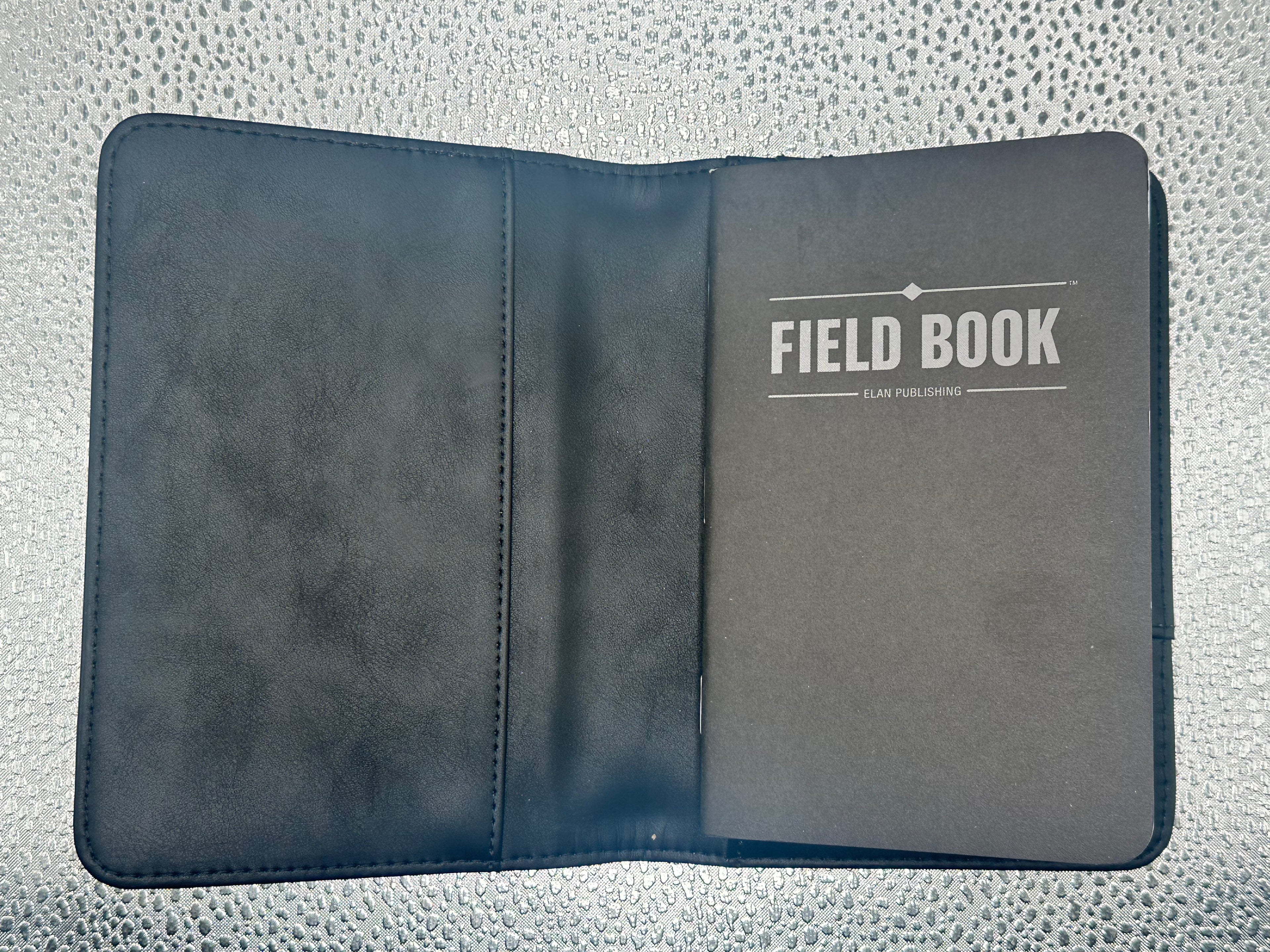 Pocket style notepad leather cover