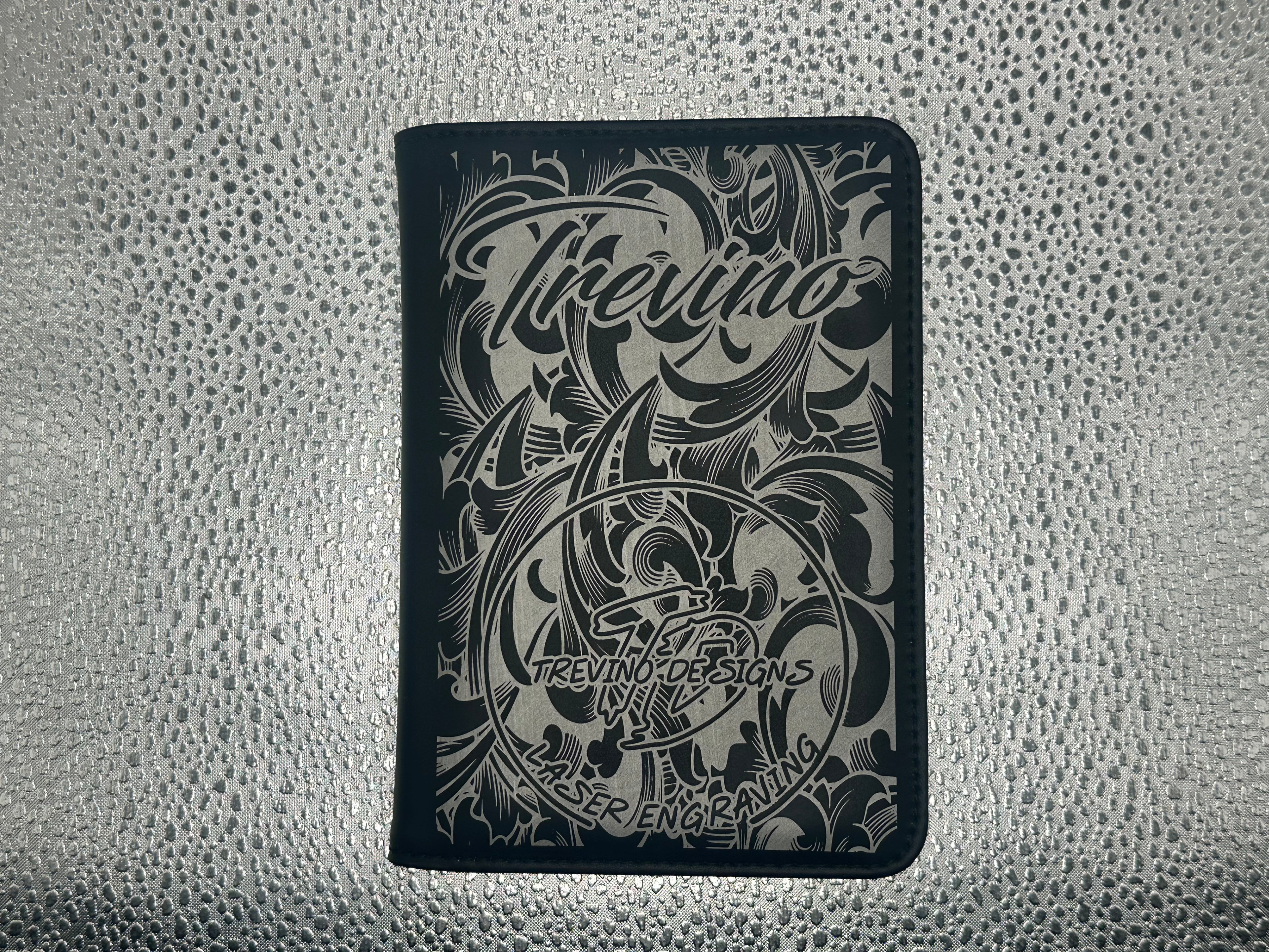 Pocket style notepad leather cover