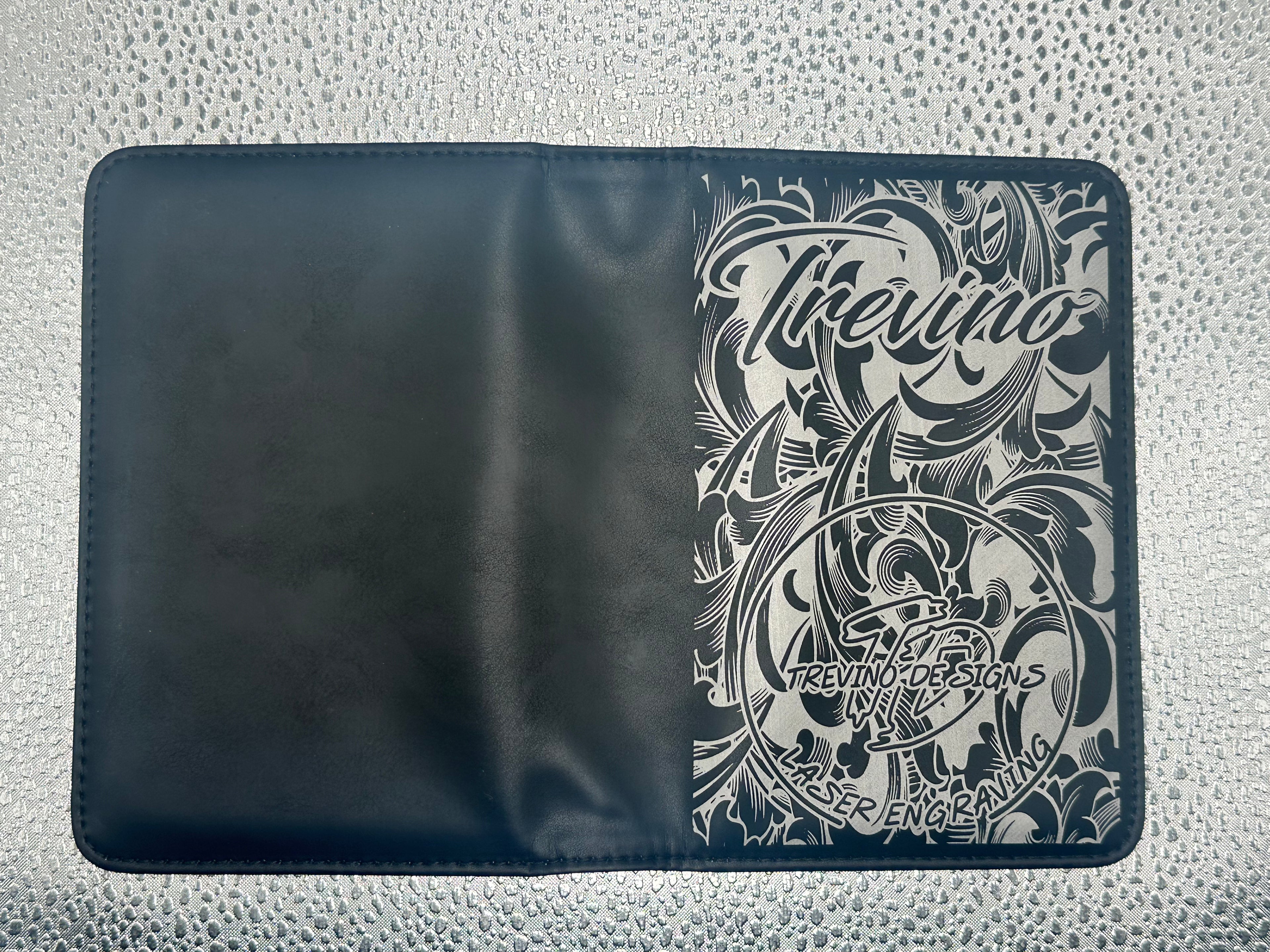 Pocket style notepad leather cover