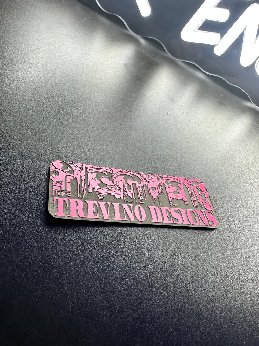 HARD HAT NAME PLATES ACRYLIC STYLE