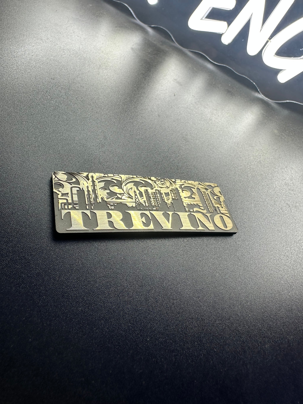 HARD HAT NAME PLATES ACRYLIC STYLE