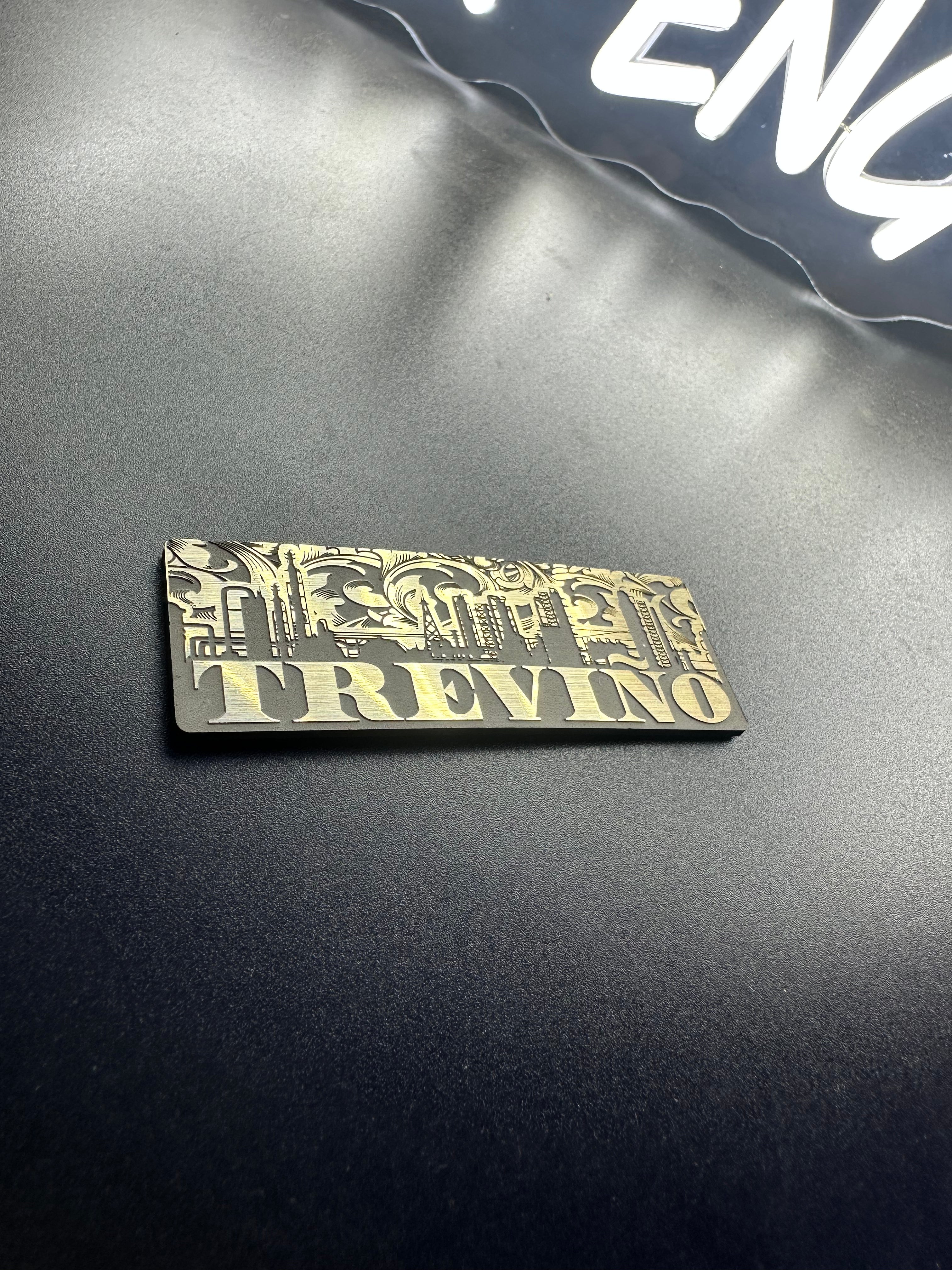 HARD HAT NAME PLATES ACRYLIC STYLE