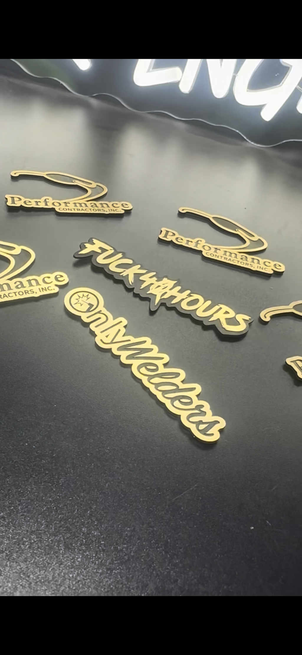 Acrylic sticker DECALS