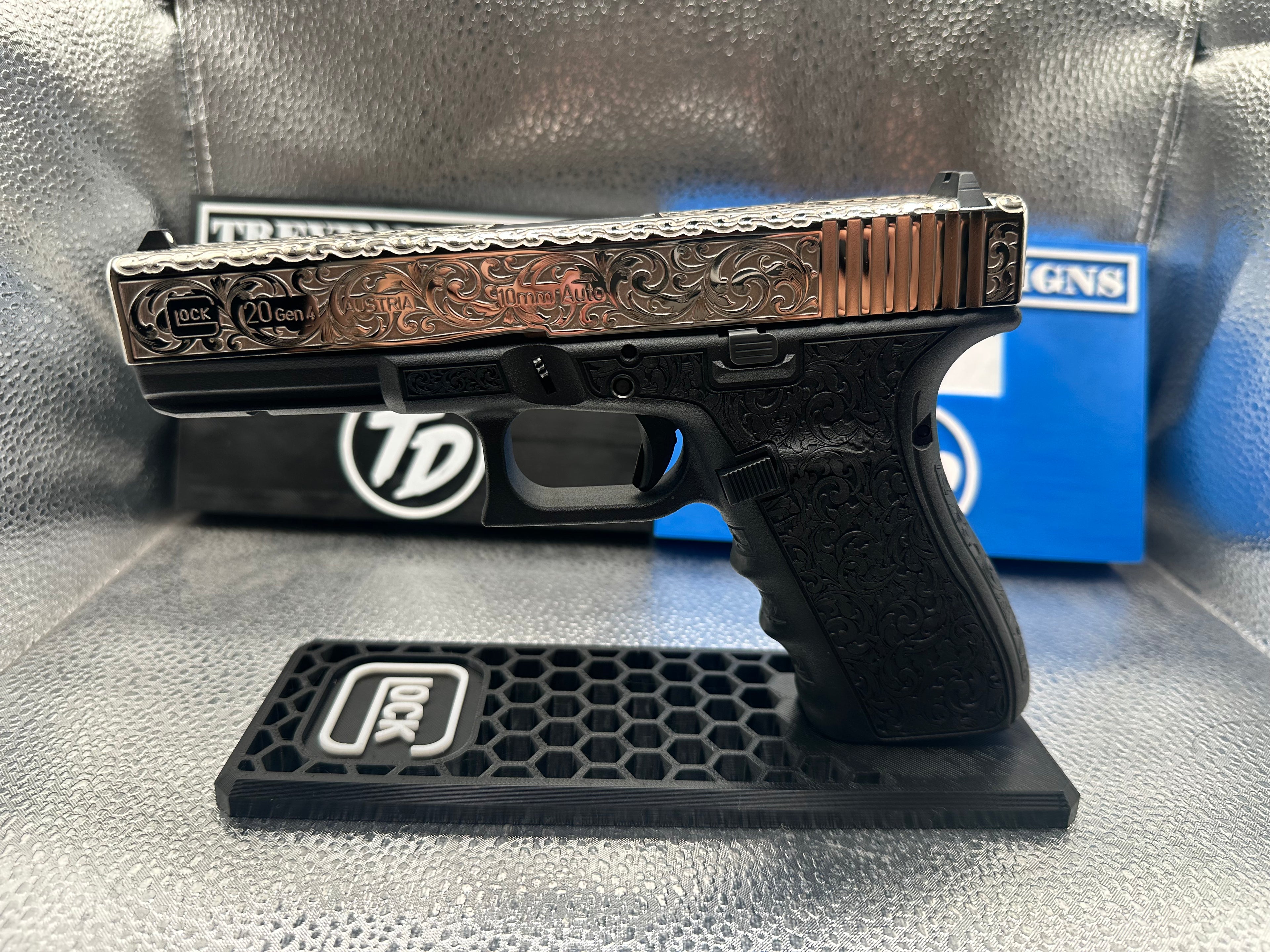 Glock stand only stand 3d printed