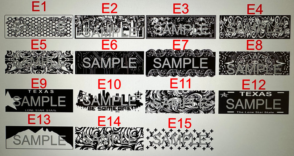 Polished Hard Hat Name Plate