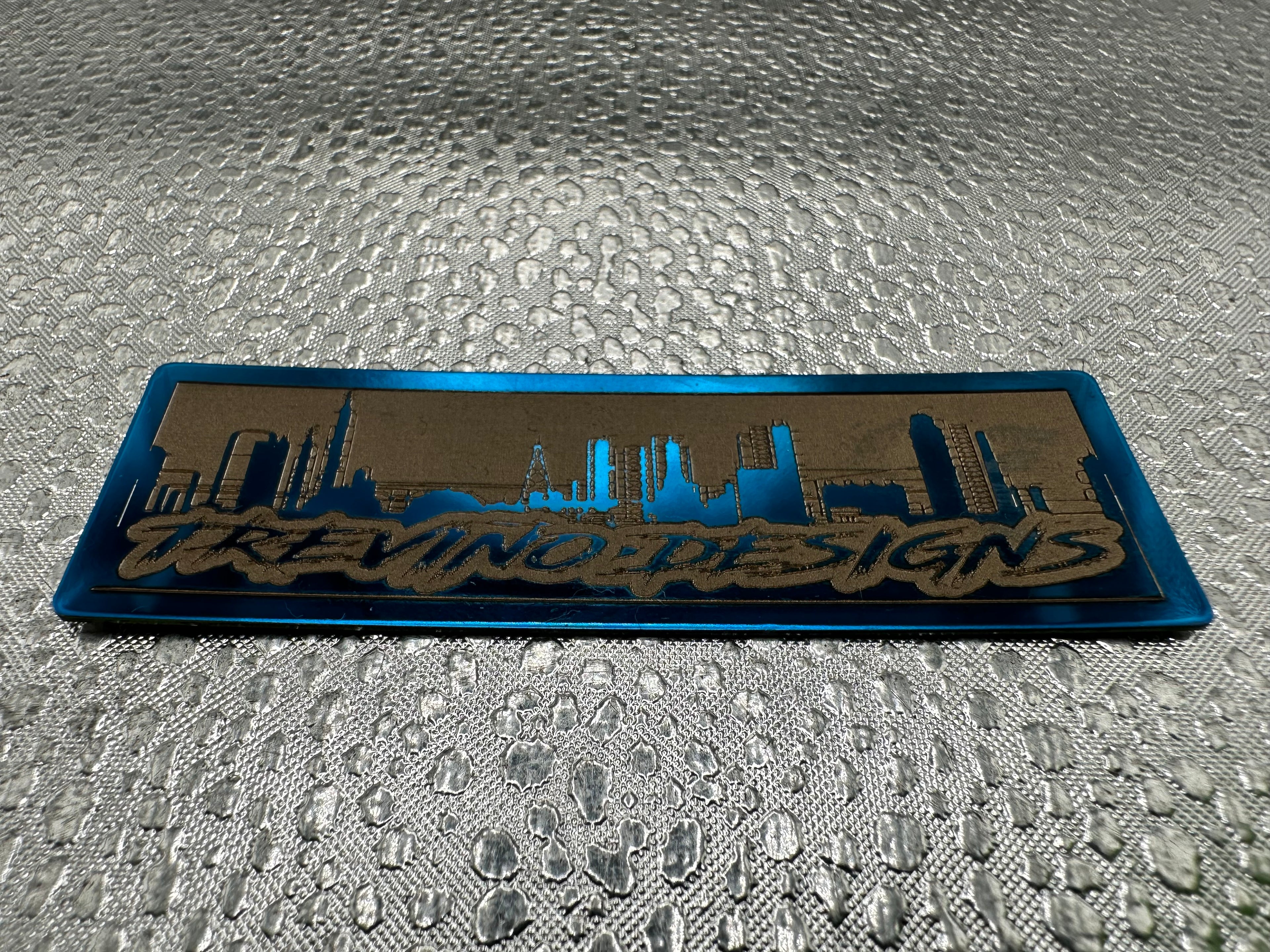 MIRROR COLOR HARD HAT NAMEPLATES