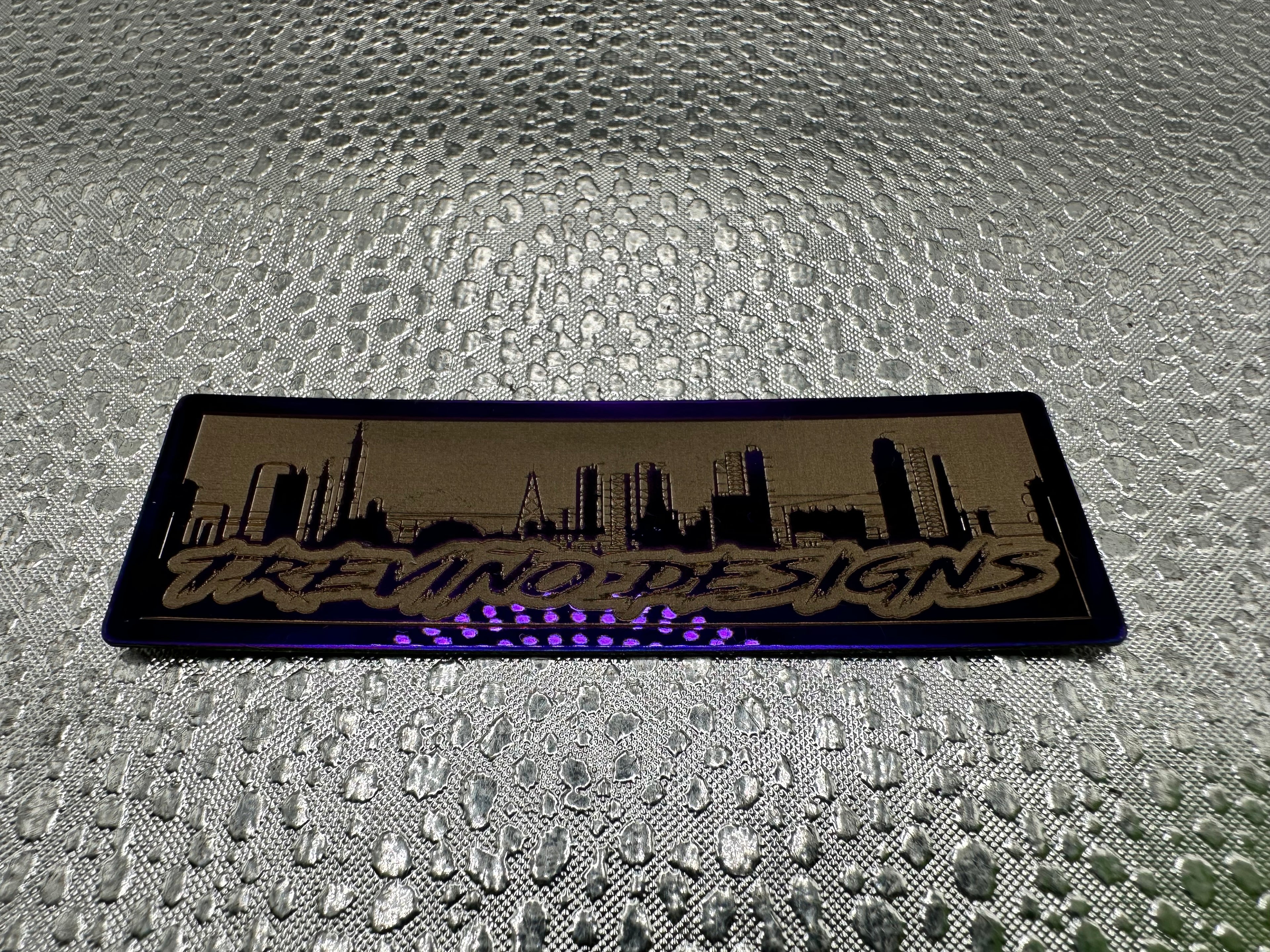 MIRROR COLOR HARD HAT NAMEPLATES