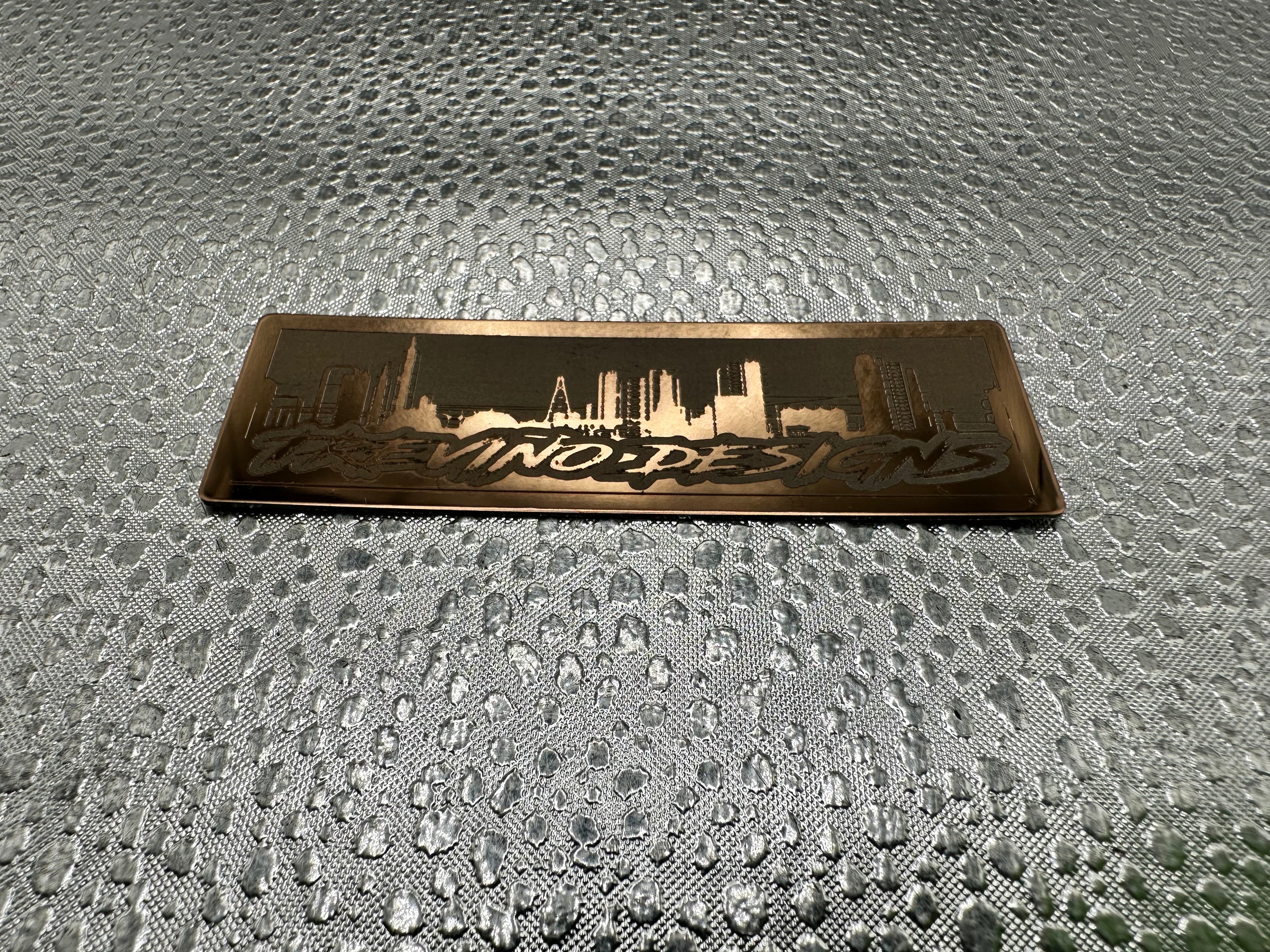 MIRROR COLOR HARD HAT NAMEPLATES