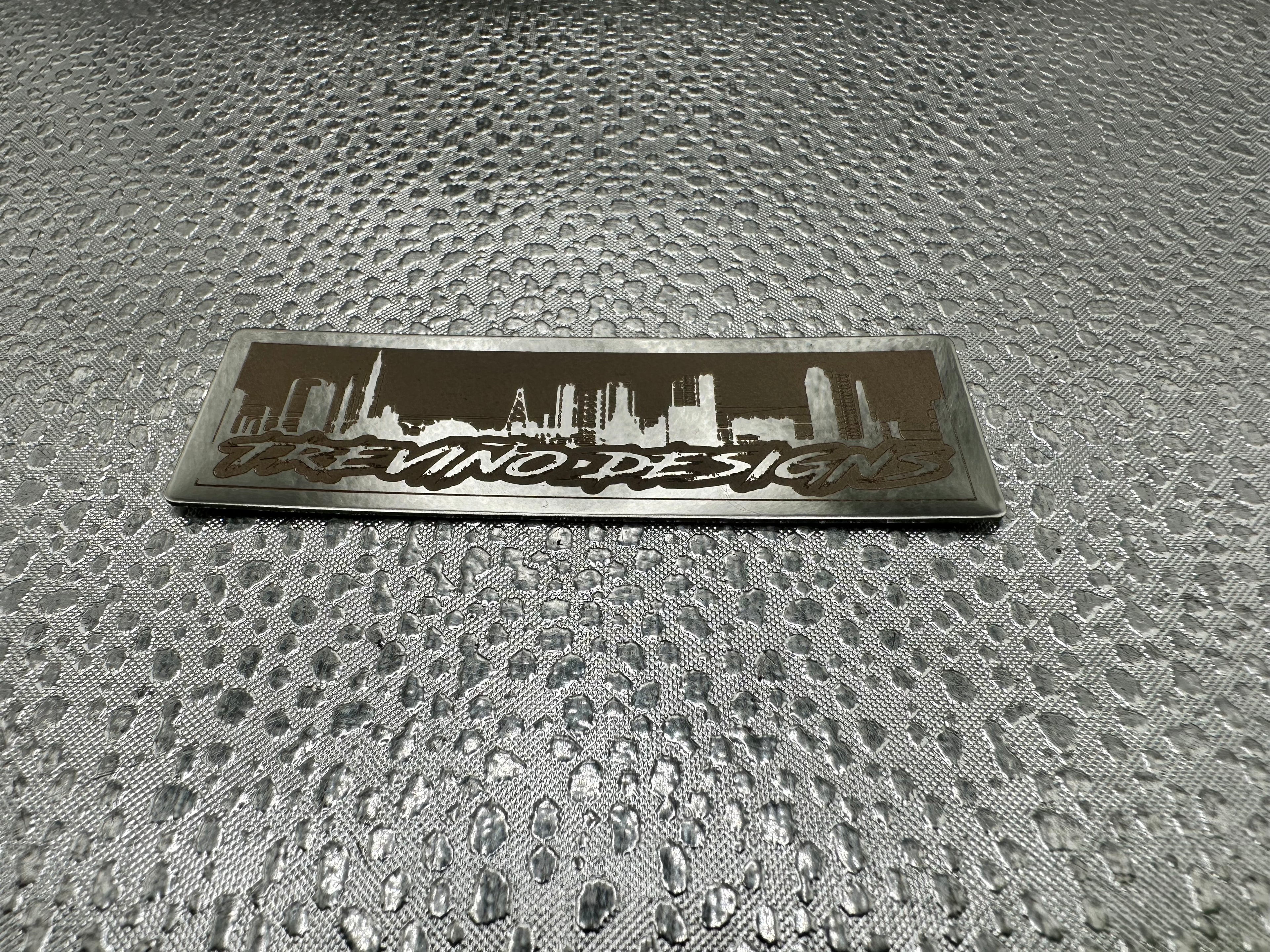 MIRROR COLOR HARD HAT NAMEPLATES