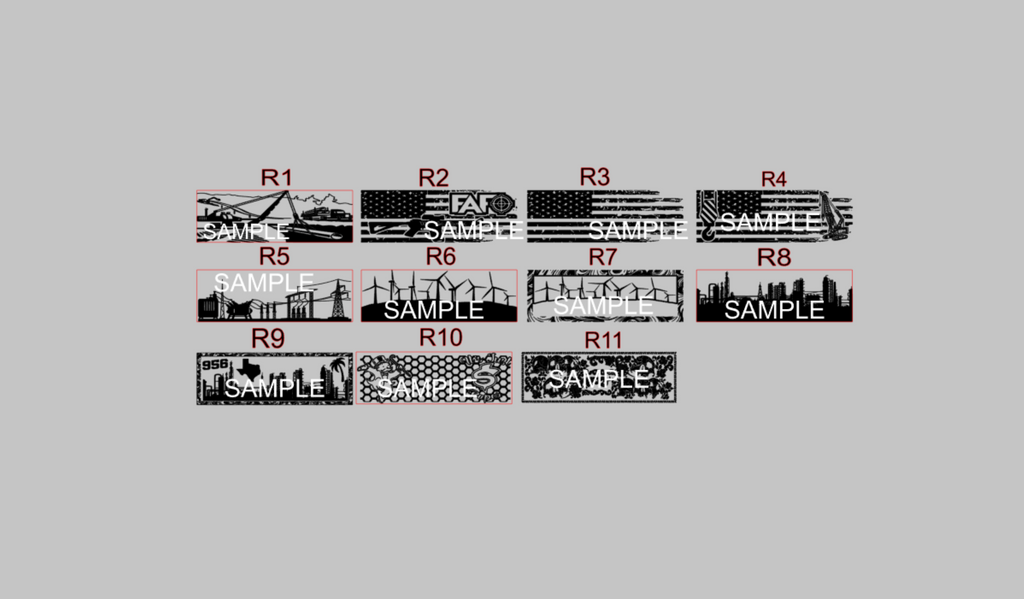 HARD HAT NAMEPLATES SILVER BRUSH FINISH